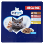 Prevital alutasakos macskaeldel mega box 24x100g Multipack