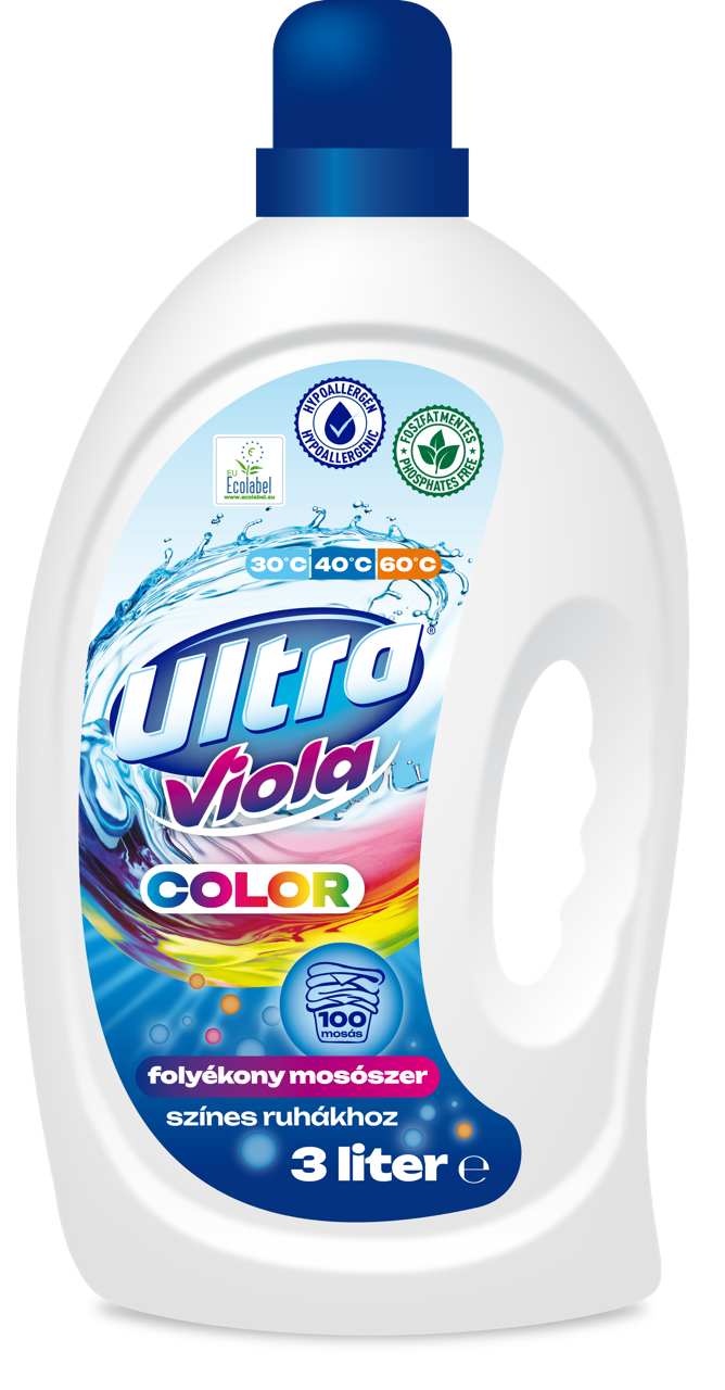 ULTRA Viola Color folyékony mosószer mosógél 3 l