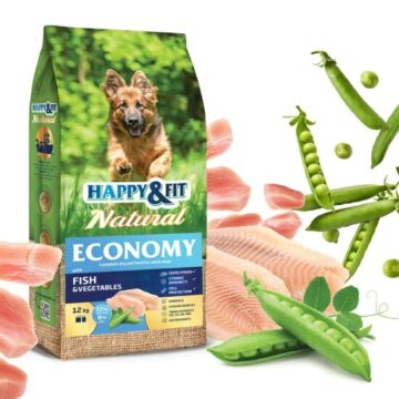 Happy&Fit Natural Economy Adult with Fish and Vegetables 12kg