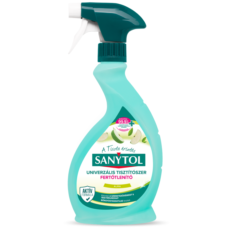 Sanytol Fertőtlenítő univerzális tisztítószer spray - Alma 500 ml