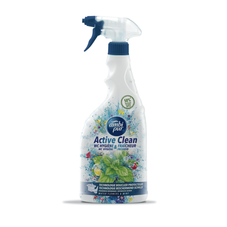 Ambi Pur wc gél 750 ml szórófejes Blue water flowers and mint