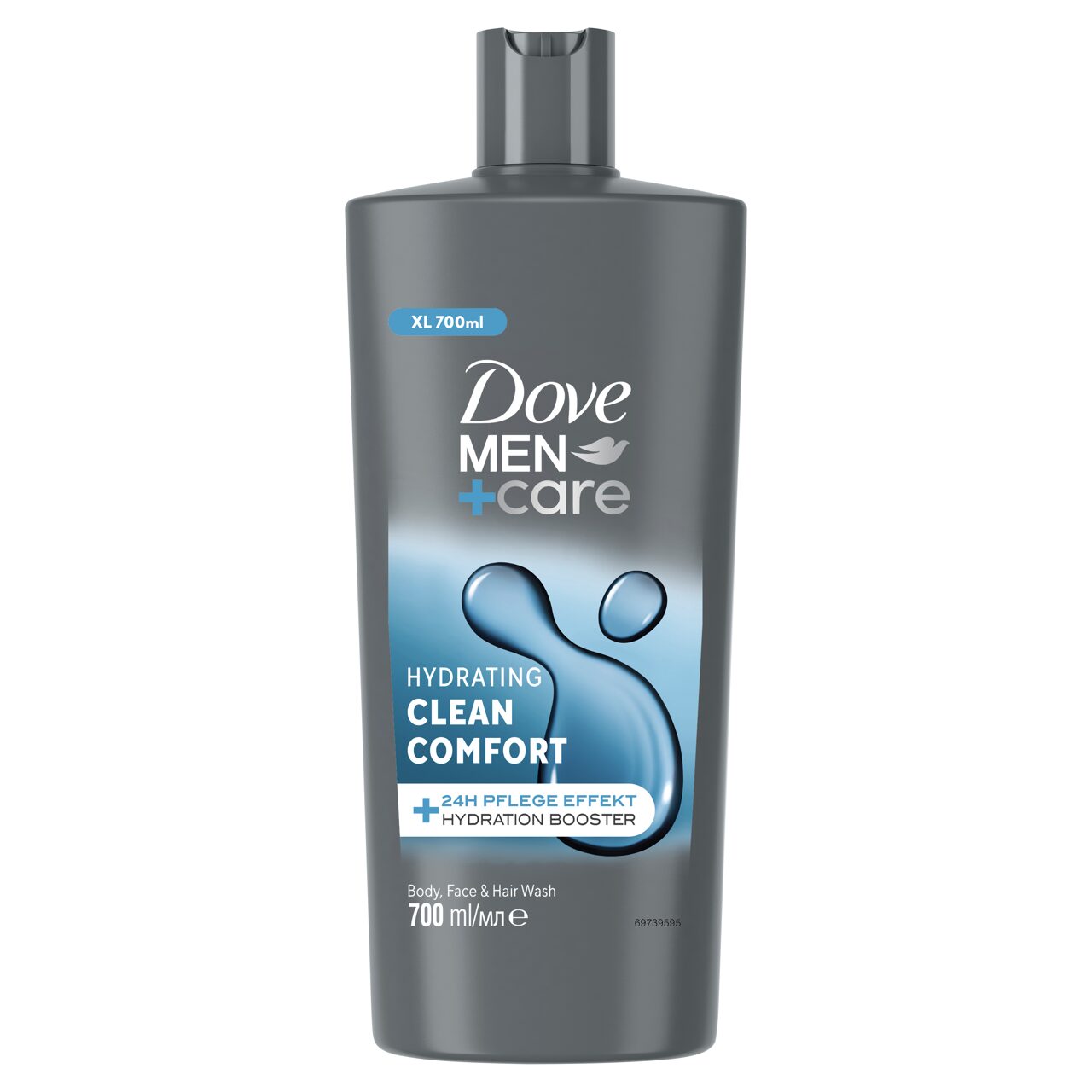 Dove Men+Care Hydrating Clean Comfort férfi tusfürdő 700 ml