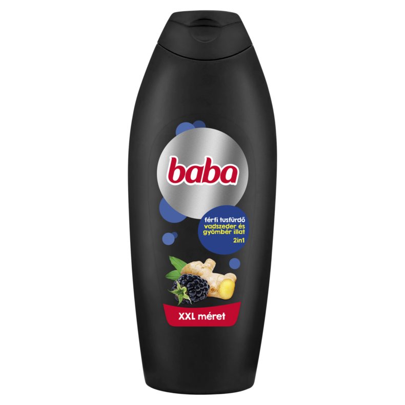Baba 2in1 férfi tusfürdő vadszeder és gyömbér illat 750 ml