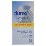 Durex Invisible Regular óvszer 2 x 10 db