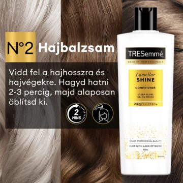 TRESemmé Lamellar Shine hajbalzsam a fényes hajért 400 ml