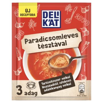 Delikát paradicsomleves tésztával 50 g