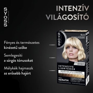 Syoss Color tartós hajfesték 13-5 Szőke platinum világosító