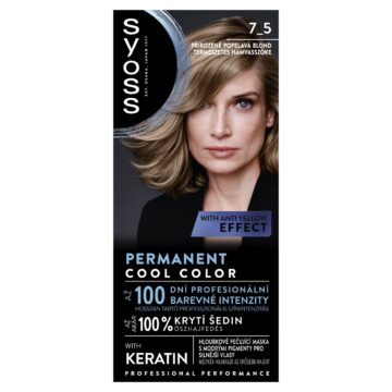 Syoss Color tartós hajfesték 7-5 Természetes hamvasszőke