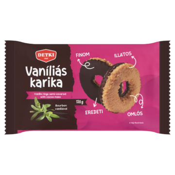 Detki vaníliás karika bourbon vaníliával 150 g