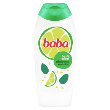 Baba zöldcitrom és menta illat frissítő tusfürdő 400 ml