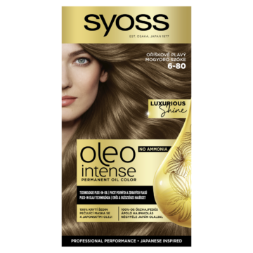 Syoss Color Oleo intenzív olaj hajfesték 6-80 mogyoró szőke