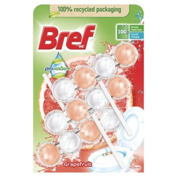 Bref ProNature Grapefruit WC frissítő 3 x 50 g