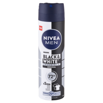 NIVEA MEN Black & White Invisible Original izzadásgátló deo spray 150 ml