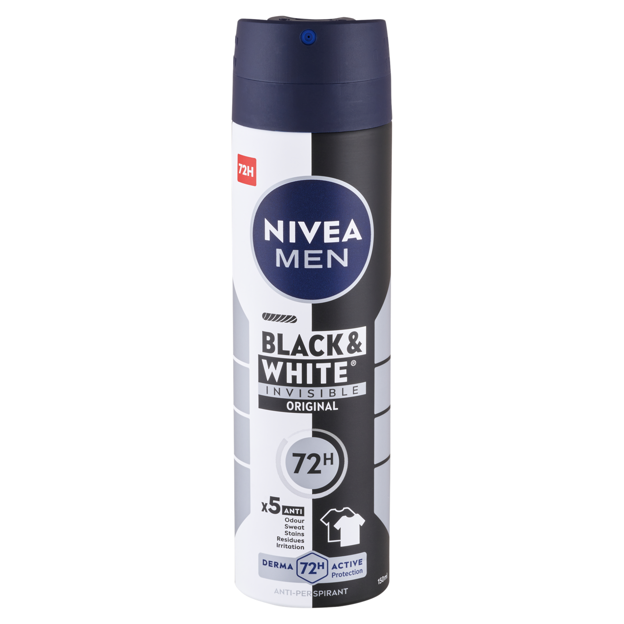 NIVEA MEN Black & White Invisible Original izzadásgátló deo spray 150 ml