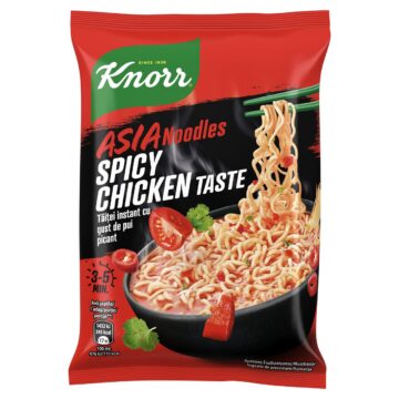 Knorr Asia Noodles ázsiai jellegű instant tésztaleves csípős csirke ízesítéssel 73 g