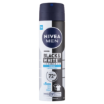 NIVEA MEN Black & White Invisible Fresh izzadásgátló deo spray 150 ml