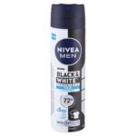 NIVEA MEN Black & White Invisible Fresh izzadásgátló deo spray 150 ml