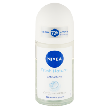 NIVEA Fresh Natural Antibacterial izzadásgátló golyós dezodor 50 ml