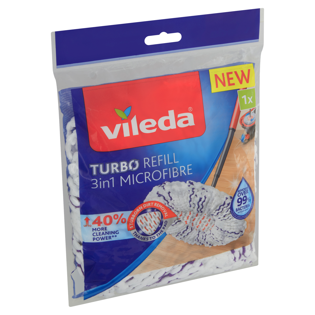 Vileda Turbo Microfibre 3in1 utántöltő felmosófej