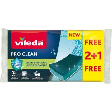Vileda Pro Clean mosogatószivacs 2+1 db