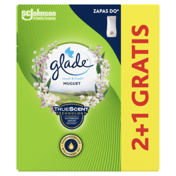 Glade Touch & Fresh Muguet koncentrált aeroszolos légfrissítő utántöltő 3 x 10 ml