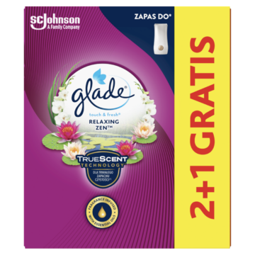 Glade Touch & Fresh Relaxing Zen koncentrált aeroszolos légfrissítő utántöltő 3 x 10 ml (30 ml)