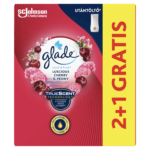 Glade Touch & Fresh Luscious Cherry & Peony koncentrált aeroszolos légfrissítő utántöltő 3 x 10 ml
