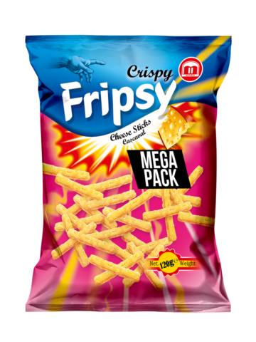 FRIPSY MEGA PACK snack 120 g Sajt ízű