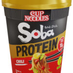 Nissin Soba PROTEIN Chili Poharas instant tésztaétel 93g