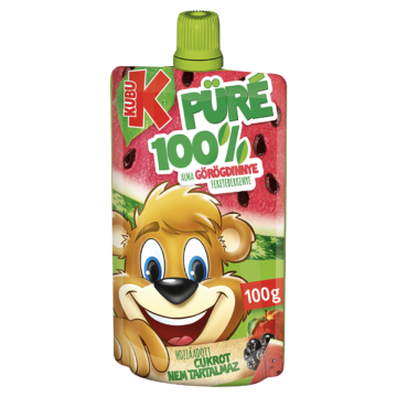 Kubu 100% alma-görögdinnye-feketeberkenye püré 100 g