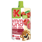 Kubu Immuno alma-sárgarépa-banán-eper-málna-csipkebogyó-acerola-hibiszkusz püré, C-vitaminnal 100 g