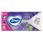 Zewa Deluxe Lavender Dreams illatosított papír zsebkendő 3 rétegű 90 db