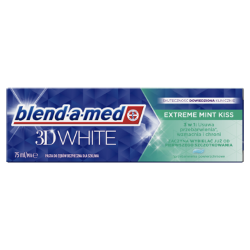 Blend-a-med 3D White Extreme Mint Kiss Fogkrém 75 ml