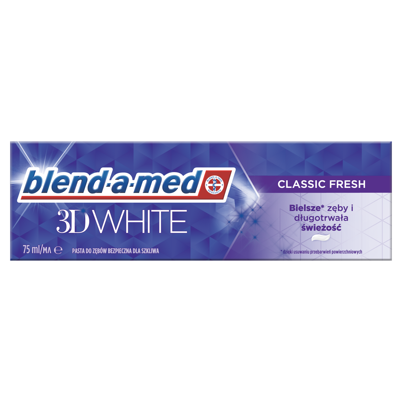 Blend-a-med 3D White Classic Fresh fogkrém 75 ml