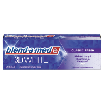 Blend-a-med 3D White Classic Fresh fogkrém 75 ml