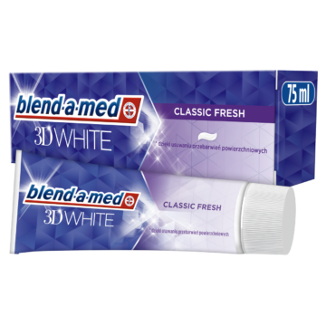 Blend-a-med 3D White Classic Fresh fogkrém 75 ml