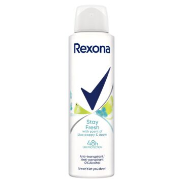 Rexona Stay Fresh Blue Poppy&Apple női izzadásgátló dezodor spray 150 ml