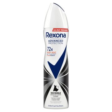 Rexona Advanced Protection Invisible Black&White női izzadásgátló dezodor spray 150 ml