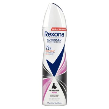 Rexona Advanced Protection Invisible Pure női izzadásgátló dezodor spray 150 ml