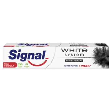 Signal White System Charcoal fogkrém 75 ml