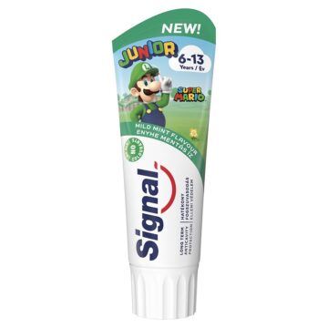 Signal Junior Super Mario enyhe mentás ízű fogkrém 6-13 év 75 ml