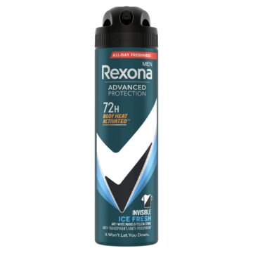 Rexona Men Advanced Protection Invisible Ice Fresh férfi izzadásgátló dezodor spray 150 ml