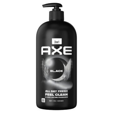 AXE Black 3 in 1 tusfürdő testre, arcra, hajra 900 ml