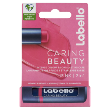 Labello Caring Beauty Pink színezett ajakápoló 4,8 g