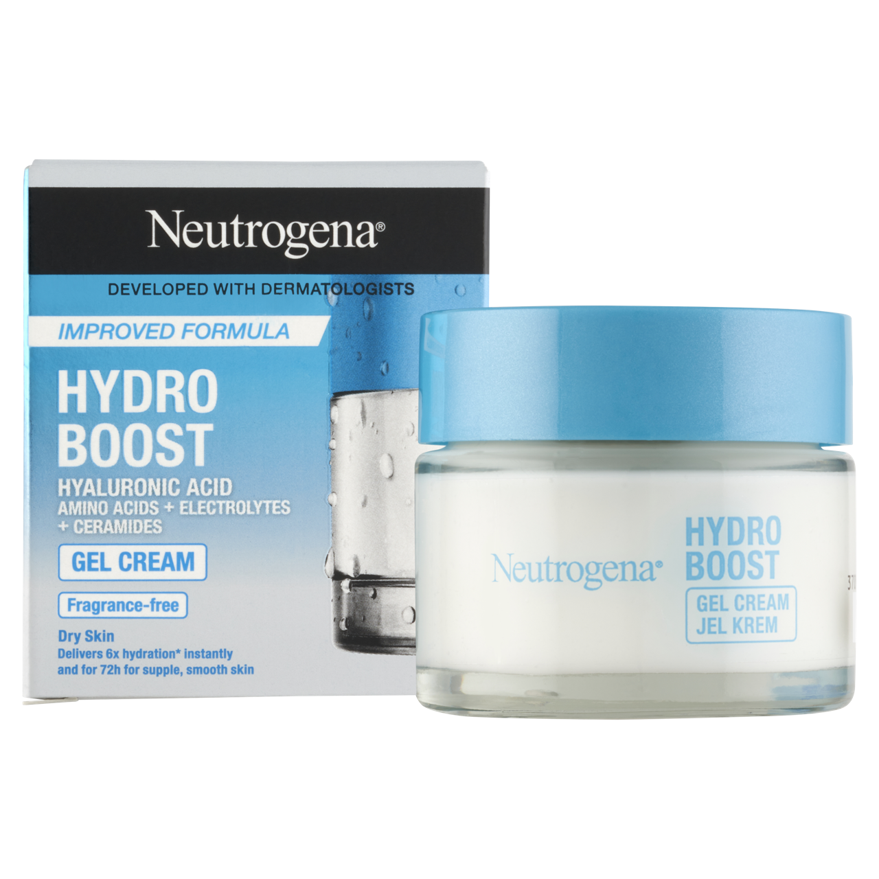 Neutrogena Hydro Boost Dry Skin gél krém 50 ml - Image 2