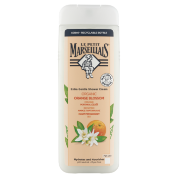 Le Petit Marseillais organikus narancsvirág krémtusfürdő 400 ml
