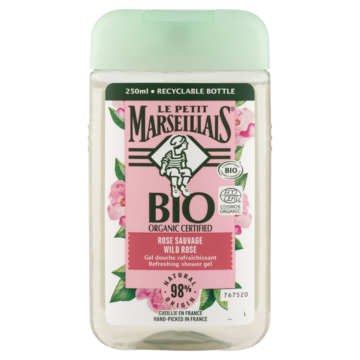 Le Petit Marseillais bio tanúsított vadrózsa tusfürdő 250 ml