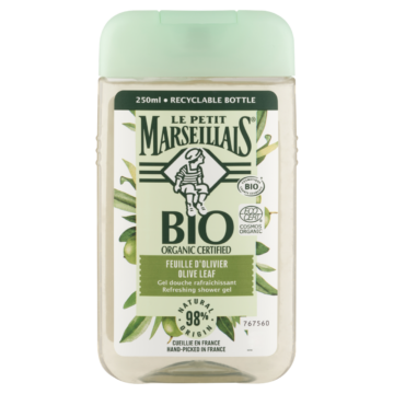 Le Petit Marsellais bio tanúsított olívalevél tusfürdő 250 ml