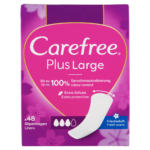 Carefree Plus Large tisztasági betét friss illattal 48 db