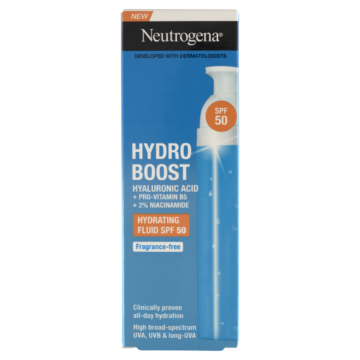 Neutrogena Hydro Boost hidratáló arcápoló fluid SPF 50 50 ml